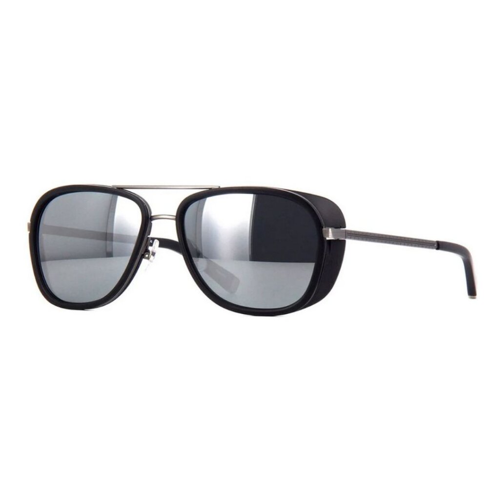 Matsuda M3023 Sunglasses Antique Silver / Matte Black